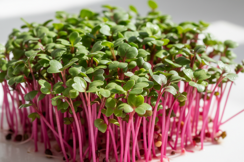 Pink Radish Microgreens