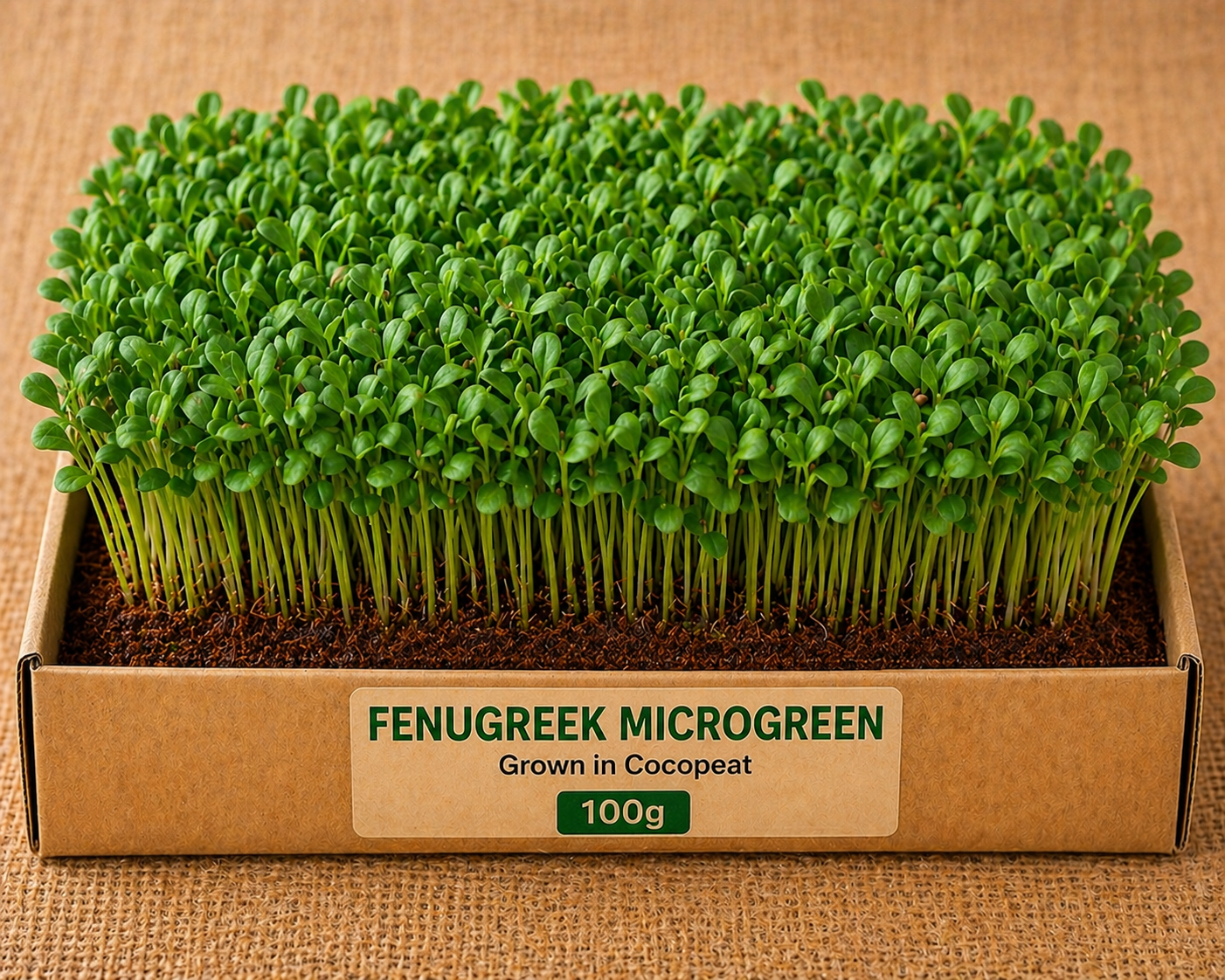 Fenugreek (Methi) Microgreens 100 gm Pack