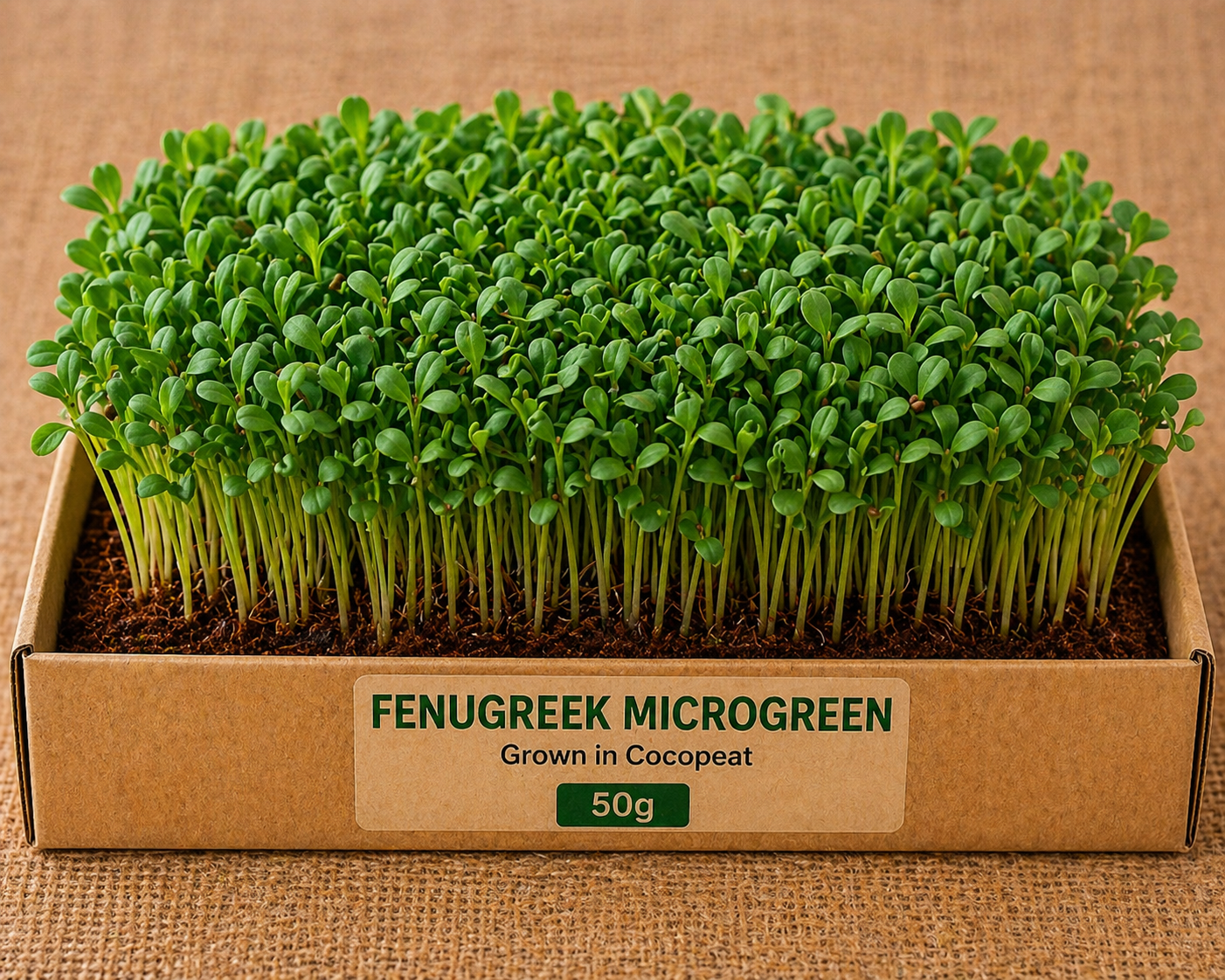 Fenugreek (Methi) Microgreens 50 gm Pack