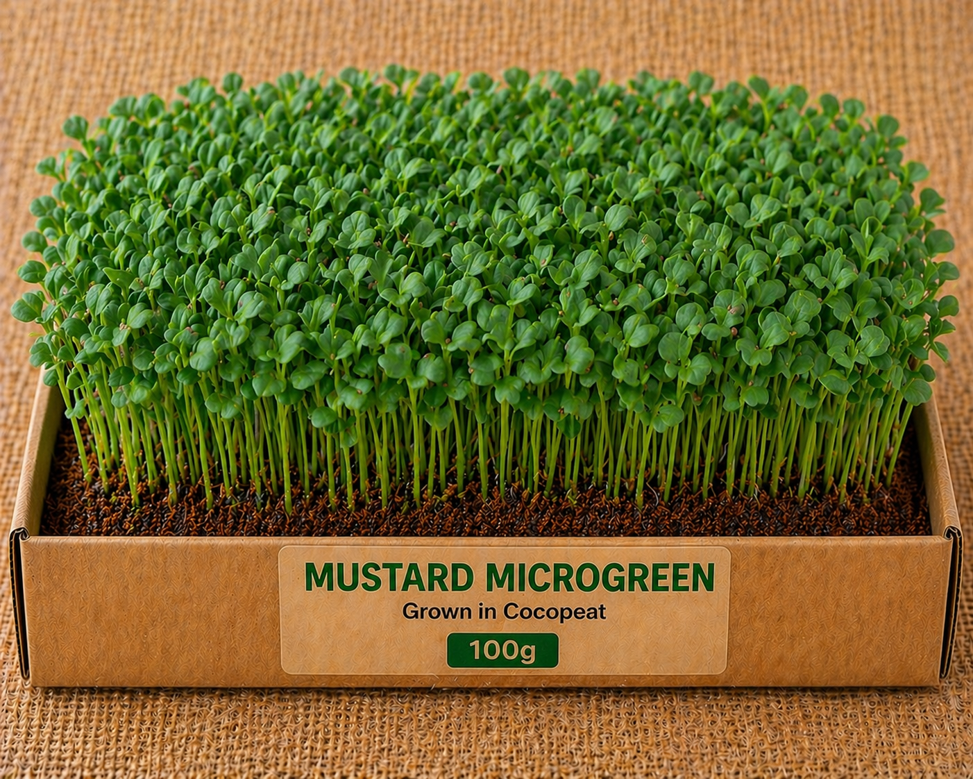 Mustard (Sarso) Microgreens 100 gm Pack